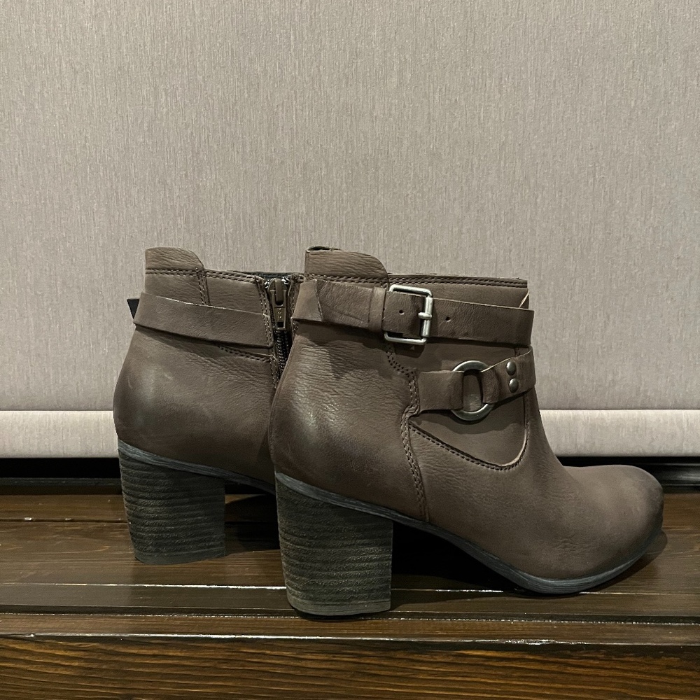 Josef Seibel Britney Anthracite Leather Boots